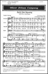 Early One Morning SATB choral sheet music cover